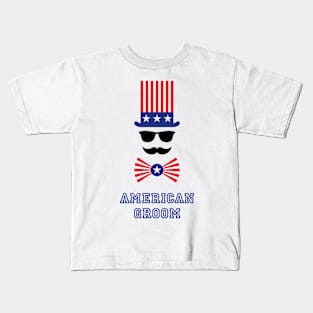 American Groom (Stag Party) Kids T-Shirt